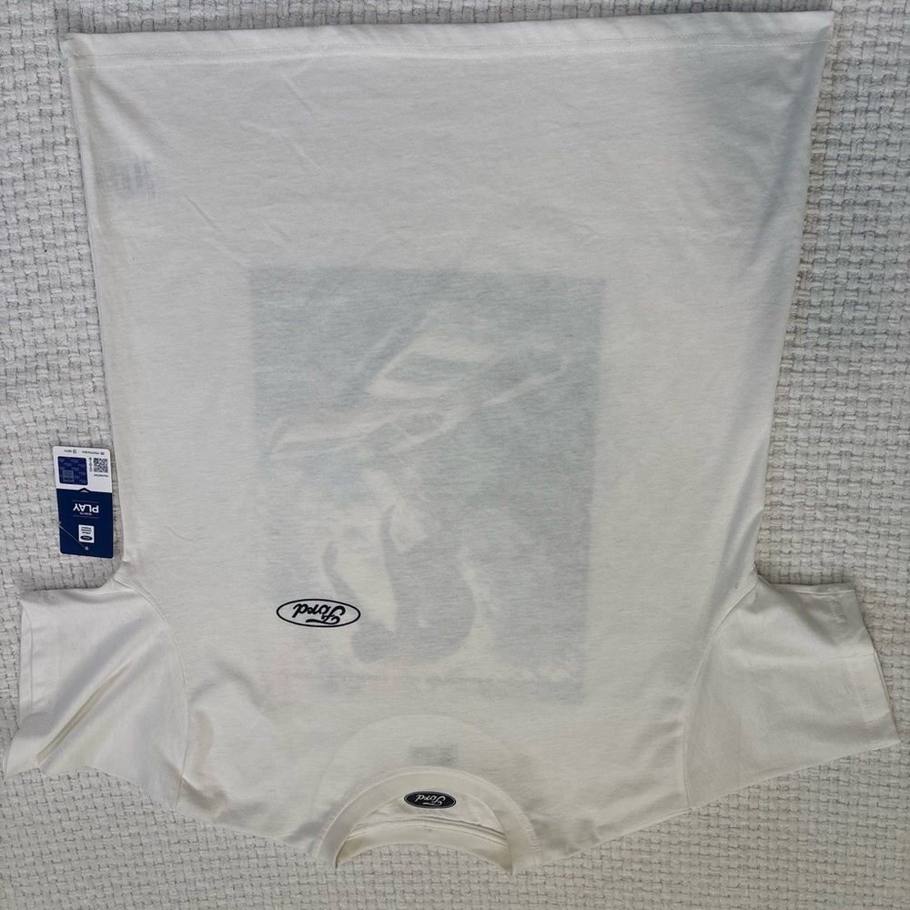 Men's White Graphic T-Shirt